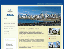 Tablet Screenshot of goodrichrealty.com